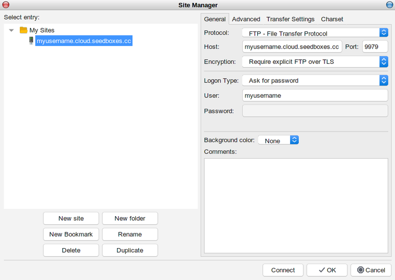 filezilla log in but doesnt load